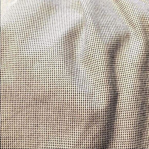 Express Editor Black and White Houndstooth Pleated Cuffed Shorts - Picture 10 of 14